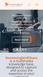 Mobile Screenshot of hummingbirdshare.com